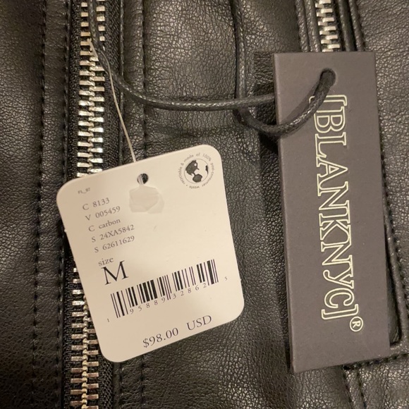 Free People Leather Jacket (Size: M) - Picture 3 of 4